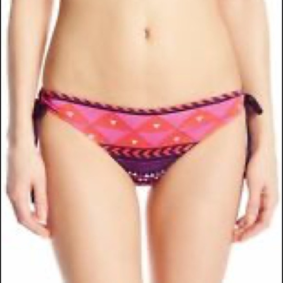 Carve Designs Bikini Bottom NEW Plum Bali Side Ties - Picture 7 of 7